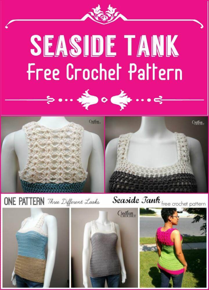 Seaside Tank Free Crochet Pattern